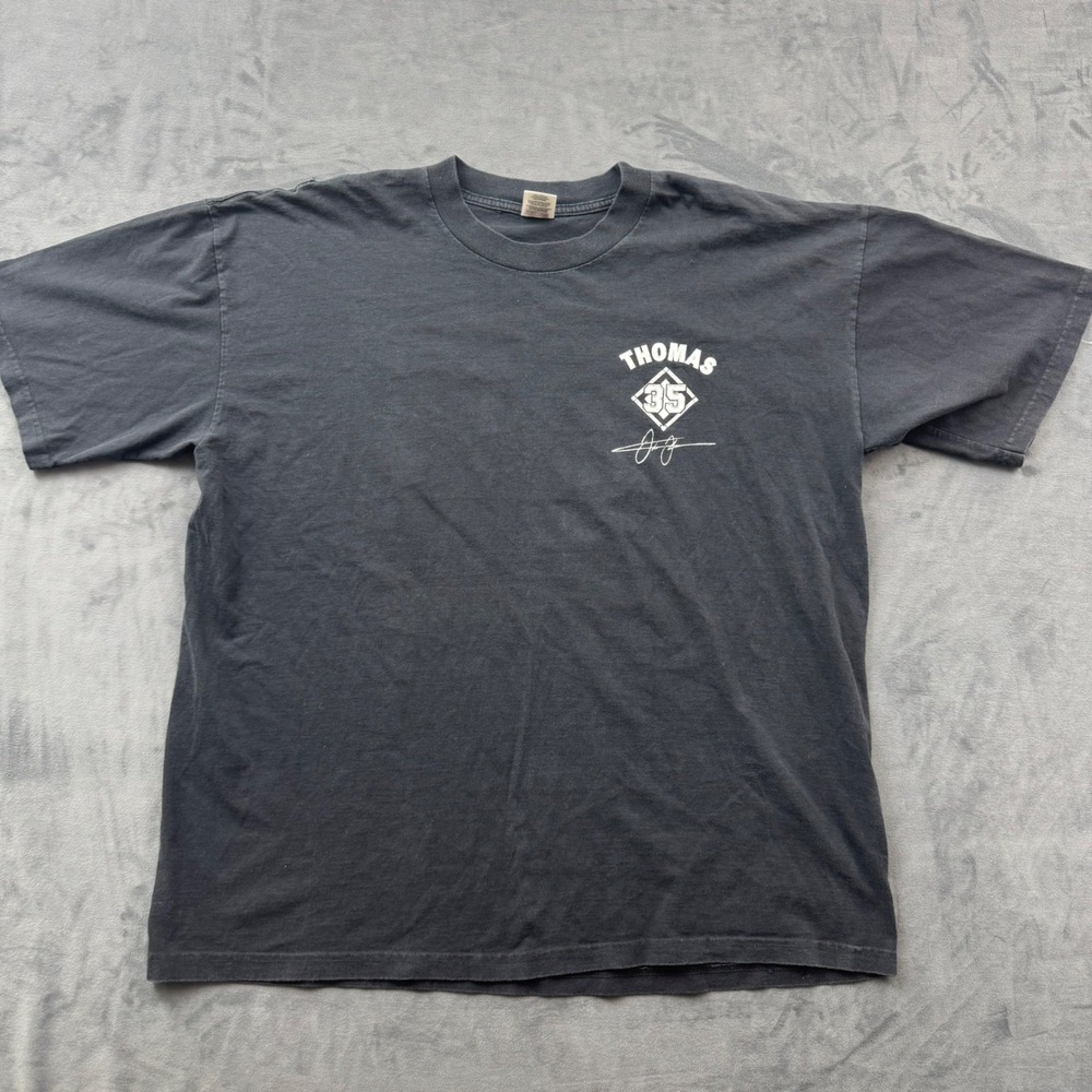 Vintage 2000 Frank Thomas Chicago White Sox MLB T-Shirt Black XXL Cotton Park